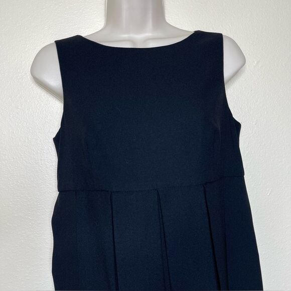 Cabi Flapper Empire Waist Black Sleeveless Car Wash Shift Dress 236 Women Size 4 - Picture 5 of 16